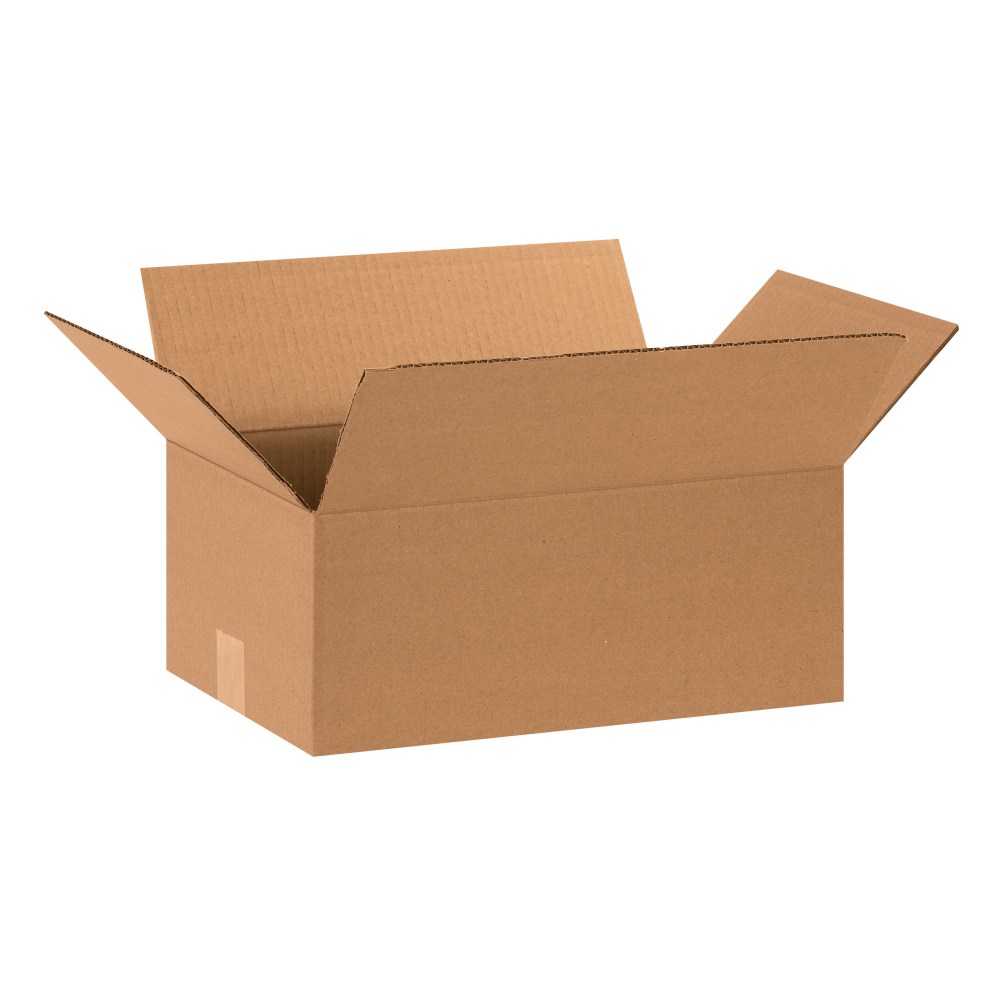 Partners Brand Corrugated Boxes, 15in x 10in x 6in, Kraft, Pack Of 25 MPN:15106