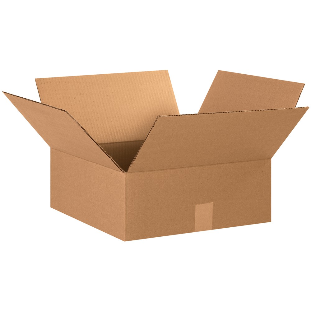 Partners Brand Flat Corrugated Boxes, 15in x 15in x 6in, Kraft, Pack Of 25 MPN:15156