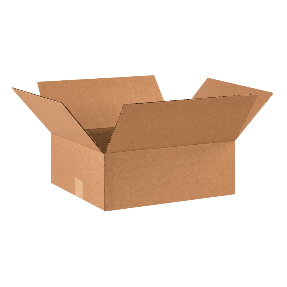 Partners Brand Flat Corrugated Boxes, 16in x 14in x 6in, Kraft, Pack Of 25 MPN:16146