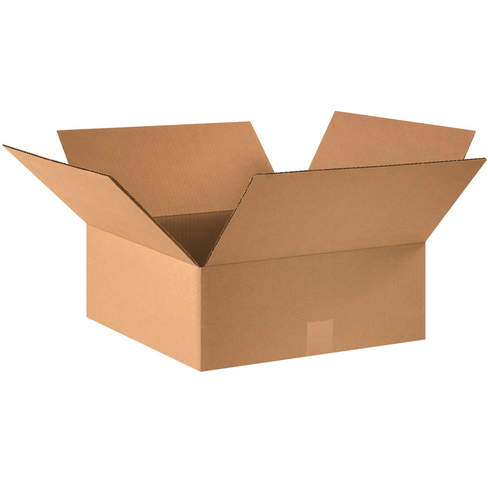Partners Brand Flat Corrugated Boxes, 16in x 16in x 6in, Kraft, Pack Of 25 MPN:16166