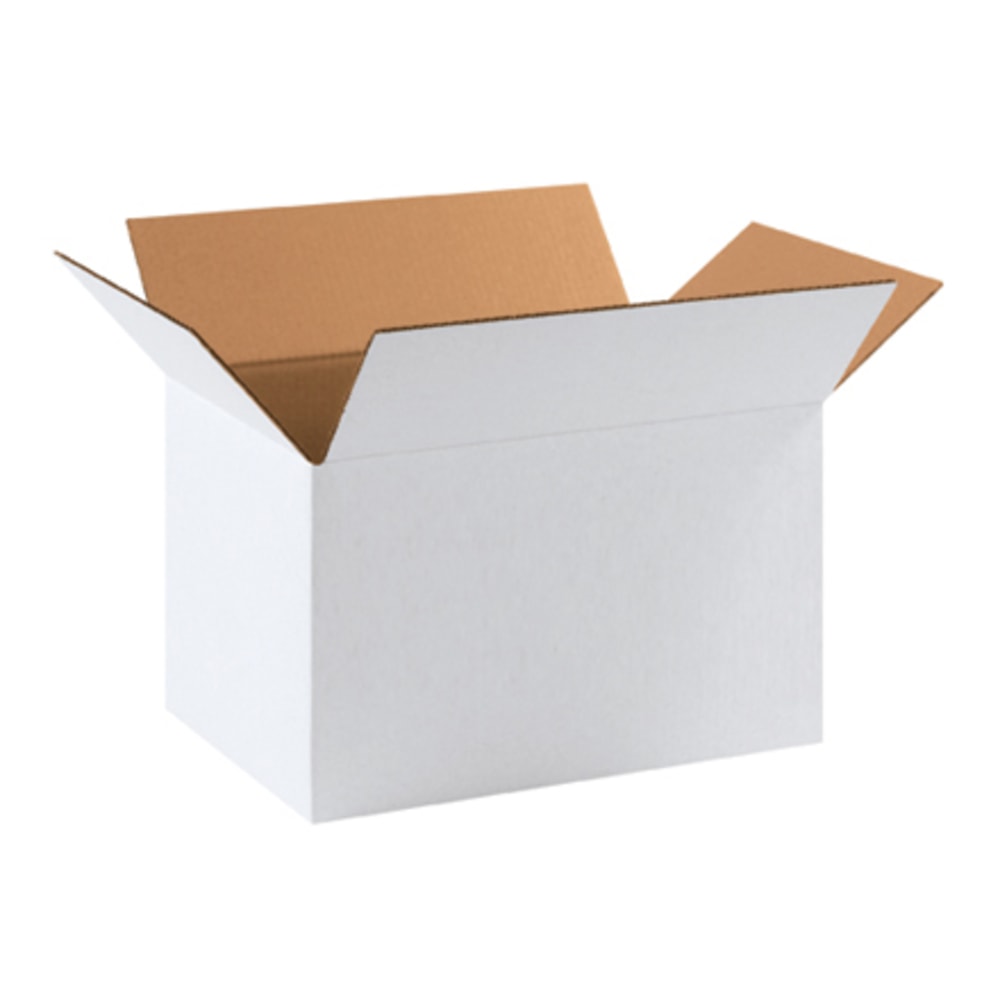 Partners Brand Corrugated Boxes 17 1/4in x 11 1/4in x 10in, White, Bundle of 25 MPN:171110W