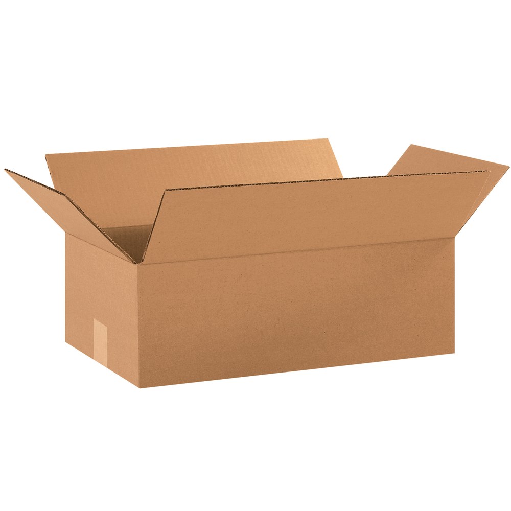 Partners Brand Corrugated Boxes, 18in x 10in x 6in, Kraft, Pack Of 25 MPN:18106