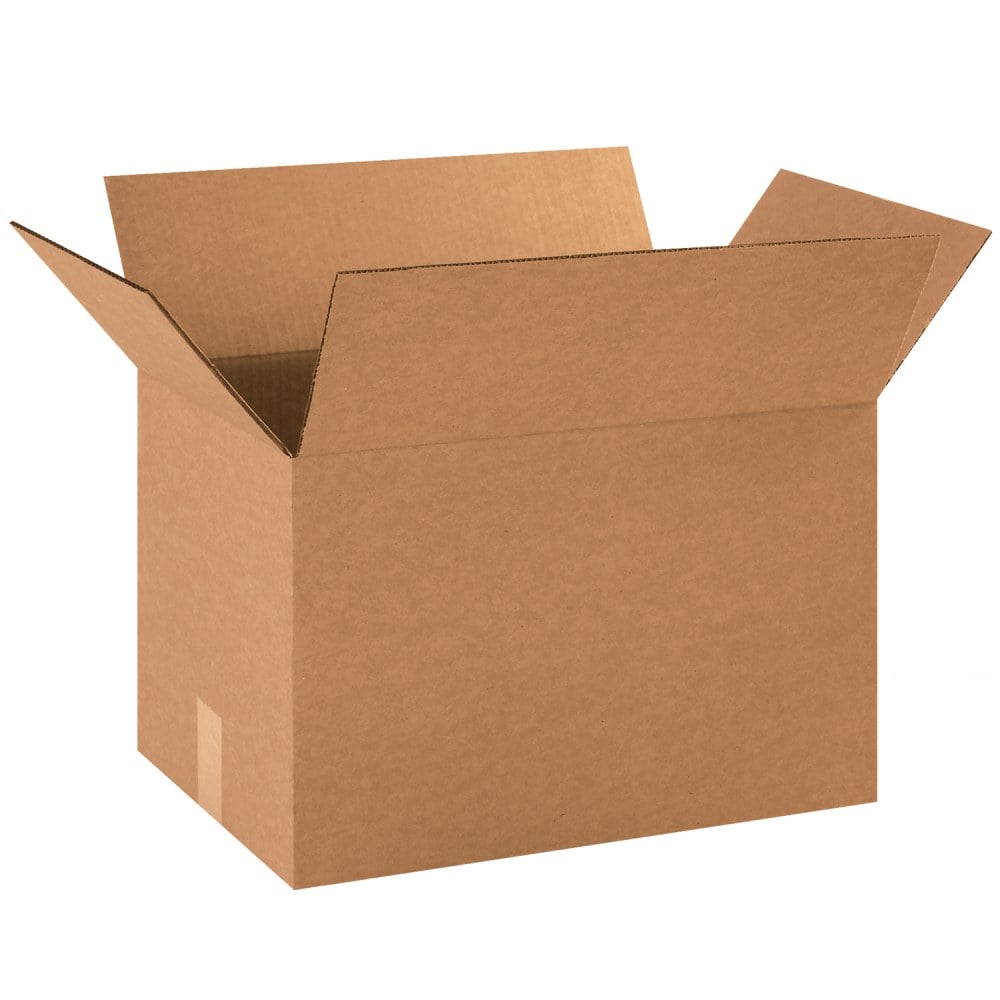 Office Depot Brand Corrugated Boxes, 18in x 12in x 12in, Kraft, Pack Of 25 (Min Order Qty 2) MPN:181212BX