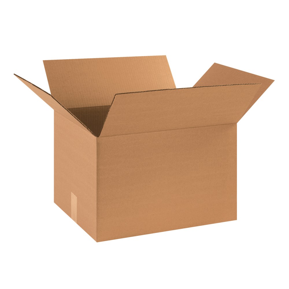 Partners Brand Corrugated Boxes, 18in x 14in x 12in, Kraft, Pack Of 10 Boxes MPN:181412RP10