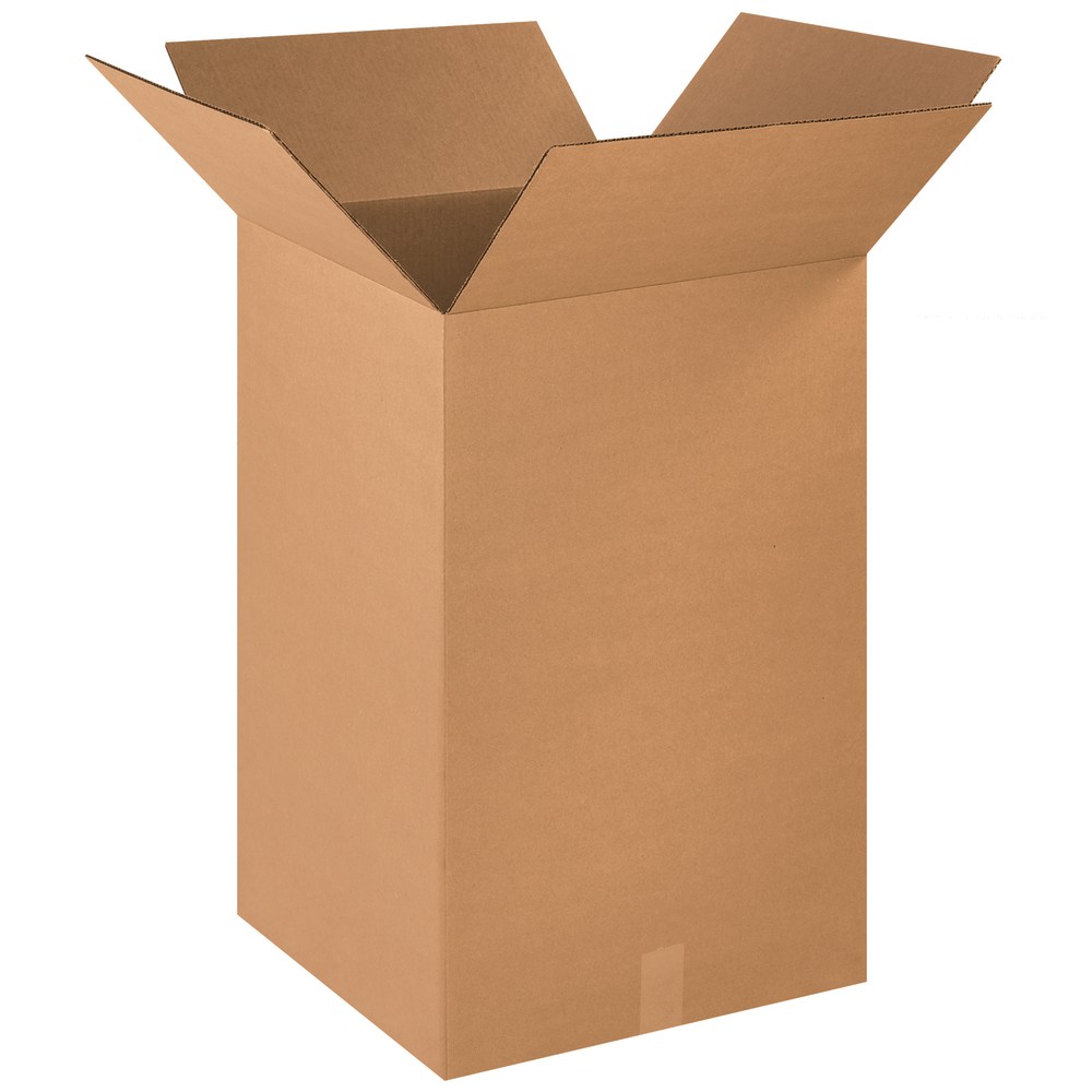 Partners Brand Corrugated Boxes, 18in x 18in x 28in, Kraft, Pack Of 10 MPN:181828