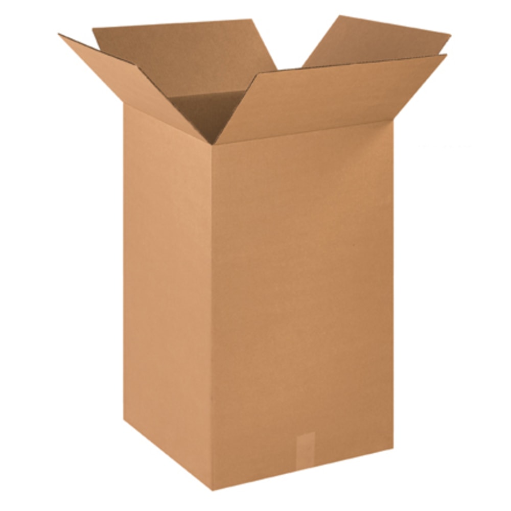 Partners Brand Tall Corrugated Boxes, 18in x 18in x 30in, Kraft, Bundle of 10 MPN:181830