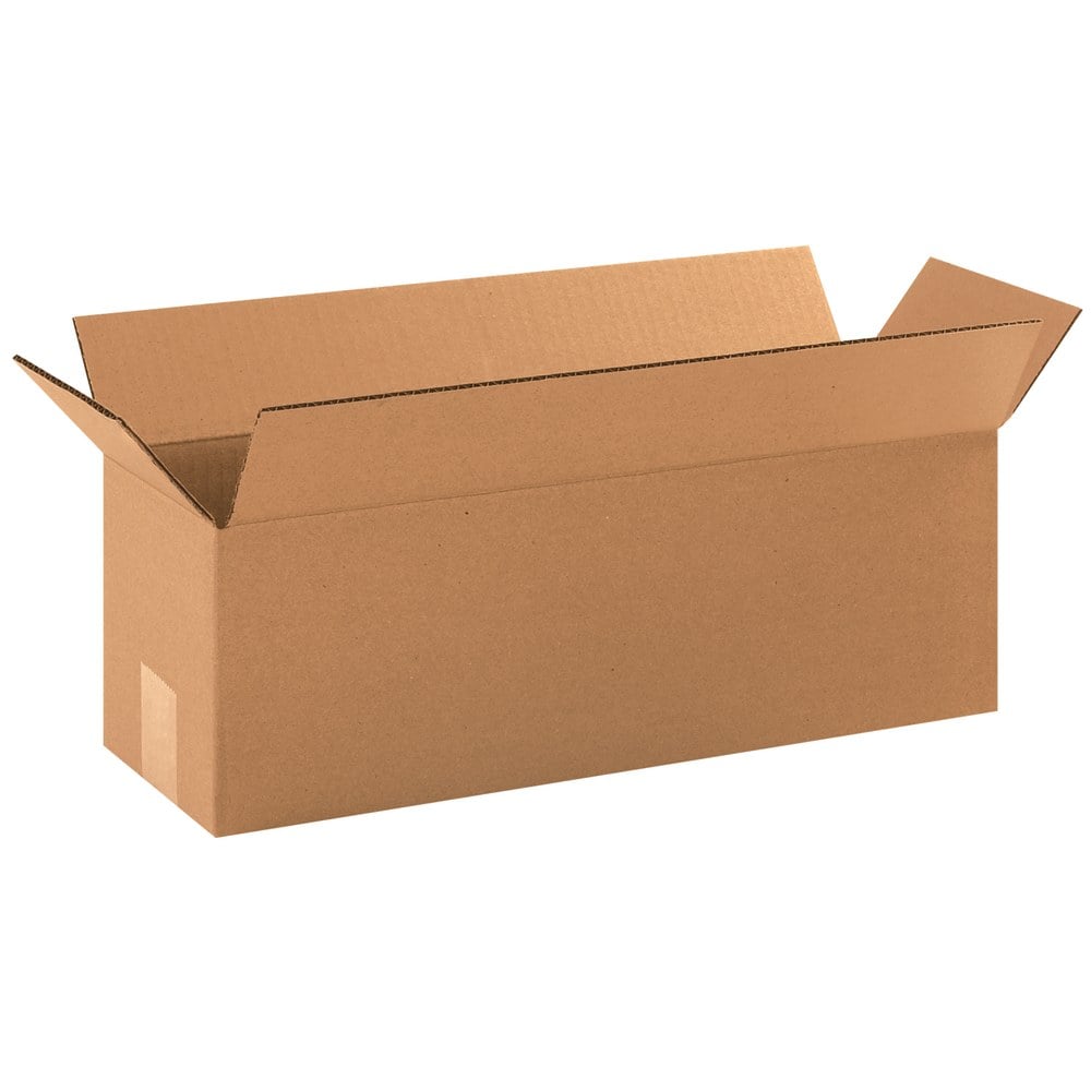 Partners Brand Long Corrugated Boxes, 18inL x 6inH x 6inW, Kraft, Pack Of 25 MPN:1866