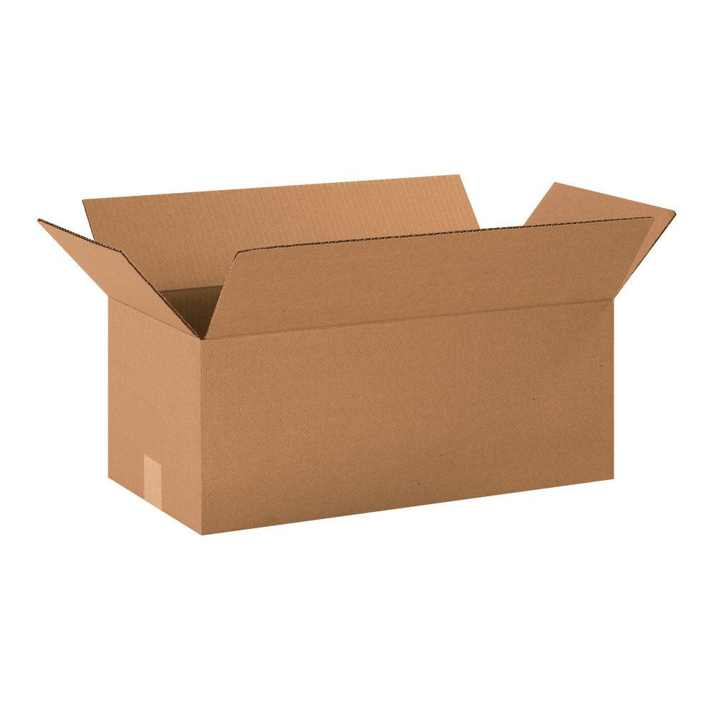Partners Brand Long Corrugated Boxes, 20in x 10in x 8in, Kraft, Pack Of 20 MPN:20108