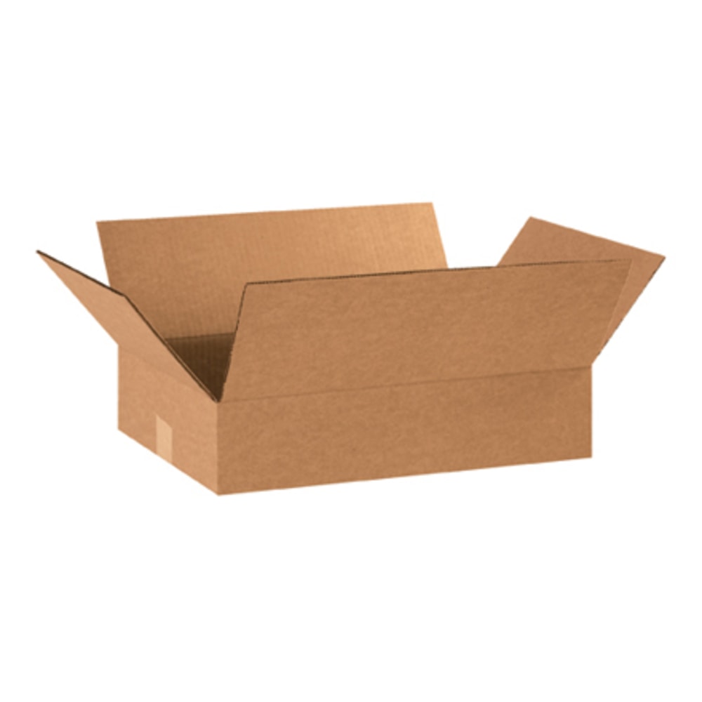 Partners Brand Flat Corrugated Boxes 20in x 12in x 4in, Bundle of 25 MPN:20124