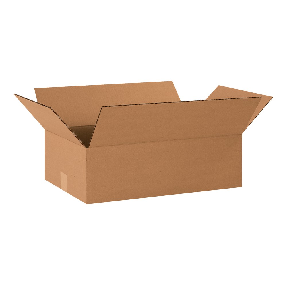 Partners Brand Flat Corrugated Boxes, 20in x 12in x 6in, Kraft, Pack Of 25 MPN:20126