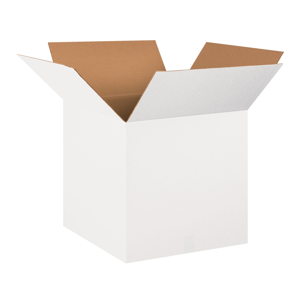 Partners Brand Brand Corrugated Boxes 20in x 20in x 20in, White, Bundle of 10 MPN:202020W