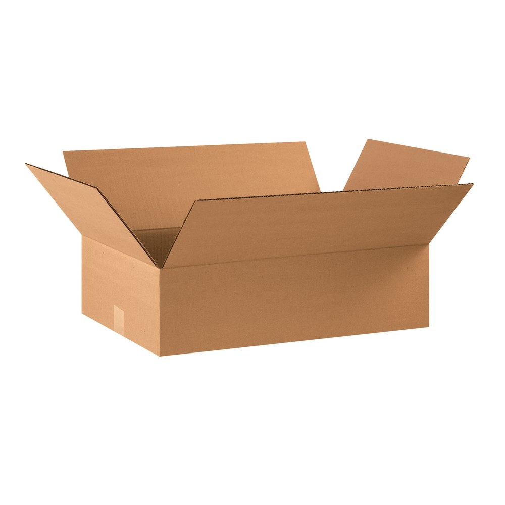 Partners Brand Flat Corrugated Boxes, 22in x 14in x 6in, Kraft, Pack Of 20 MPN:22146