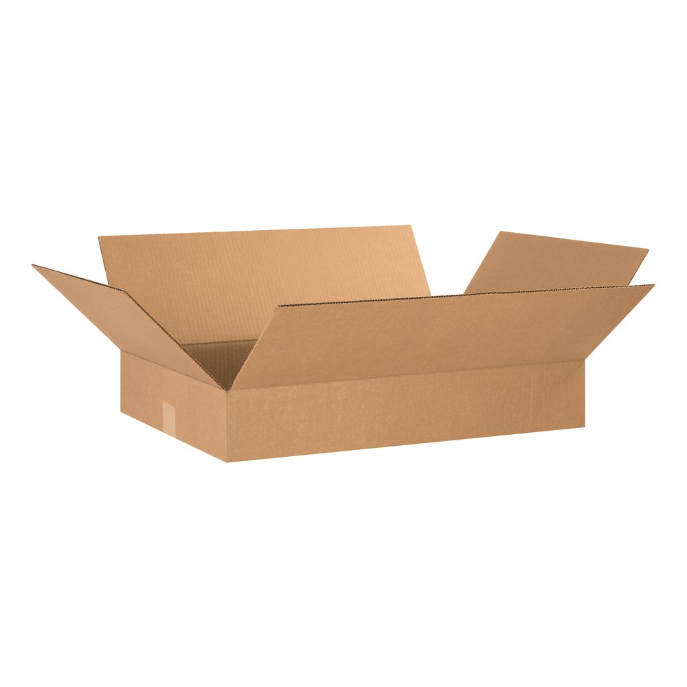 Partners Brand Flat Corrugated Boxes, 24in x 16in x 4in, Kraft, Pack Of 25 MPN:24164