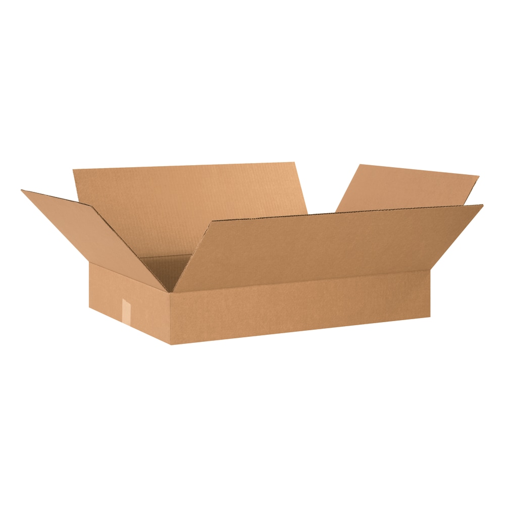 Partners Brand Flat Corrugated Boxes, 24in x 18in x 4in, Kraft, Pack Of 20 MPN:24184