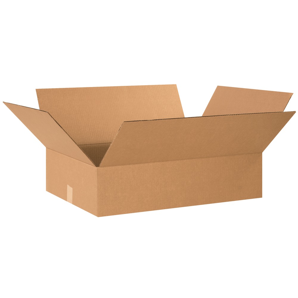 Partners Brand Flat Corrugated Boxes, 24in x 18in x 6in, Kraft, Pack Of 20 MPN:24186