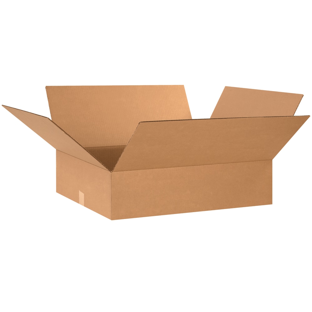 Partners Brand Flat Corrugated Boxes, 24in x 20in x 6in, Kraft, Pack Of 10 MPN:24206