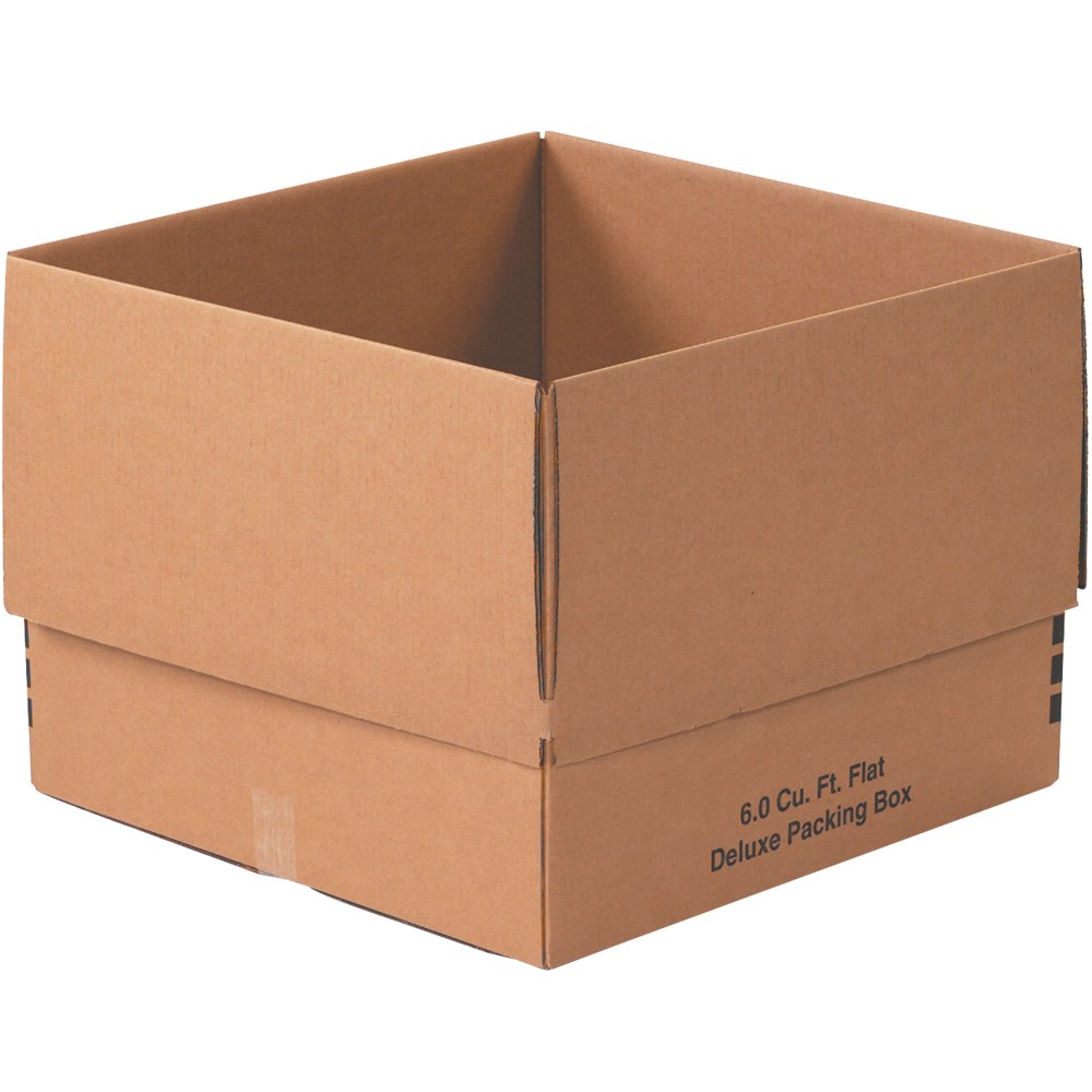 Partners Brand Corrugated Deluxe Moving Boxes, 24in x 24in x 18in, Kraft, Pack Of 10 MPN:242418DPB