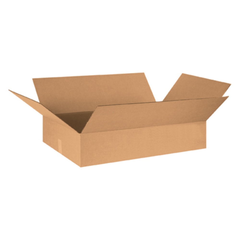 Partners Brand Flat Corrugated Boxes, 30in x 20in x 6in, Kraft, Bundle of 15 MPN:30206