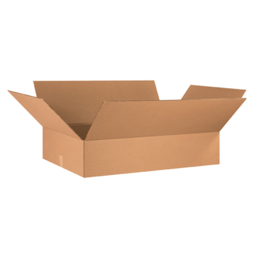 Partners Brand Flat Corrugated Boxes, 36in x 24in x 8in, Kraft, Bundle of 10 MPN:36248