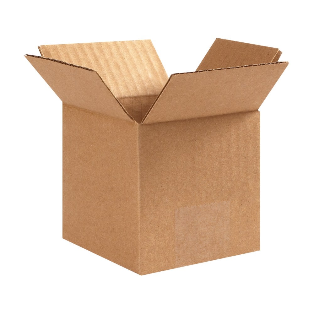 Partners Brand Corrugated Cube Boxes, 4in x 4in x 4in, Kraft, Pack Of 25 MPN:444