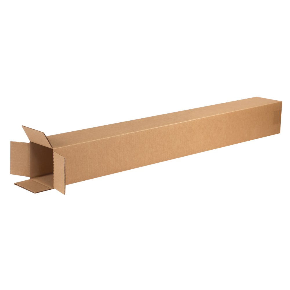 Partners Brand Tall Corrugated Boxes, 4in x 4in x 40in, Kraft, Pack Of 25 MPN:4440