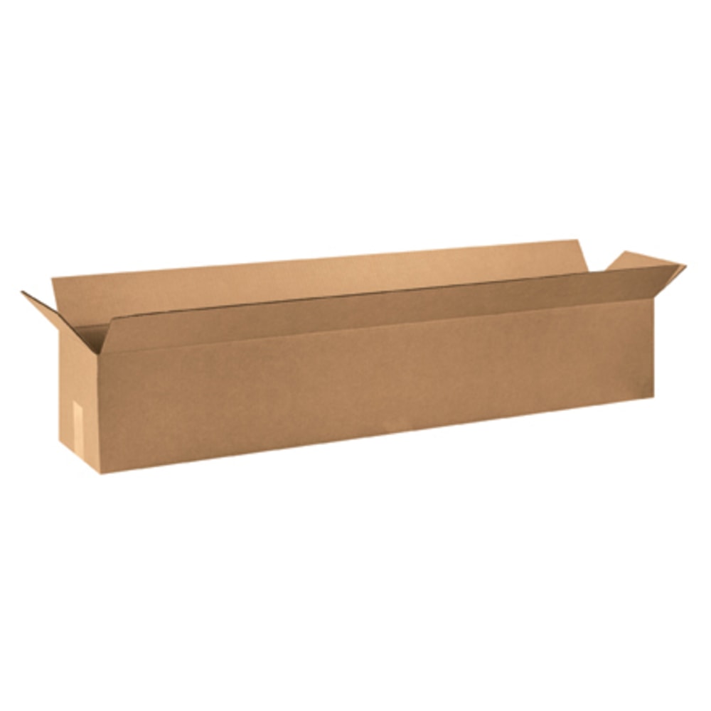 Partners Brand Long Corrugated Boxes 48in x 6in x 6in, Bundle of 25 MPN:4866