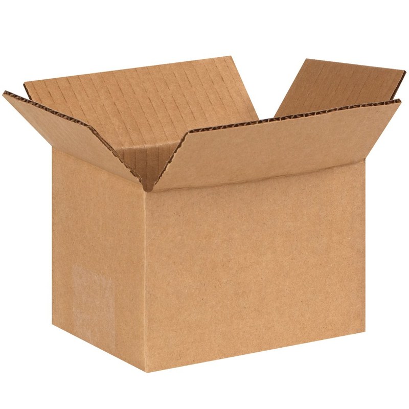 Partners Brand Corrugated Boxes, 6in x 4in x 4in, Kraft, Pack Of 25 MPN:644