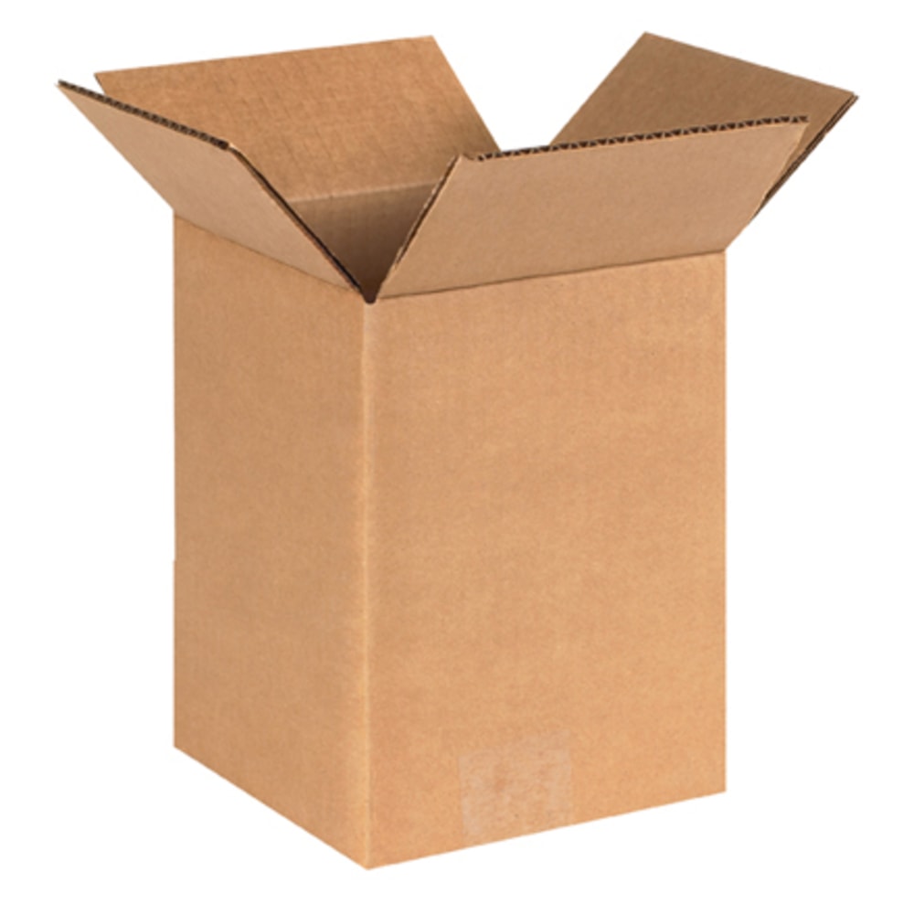 Partners Brand Corrugated Boxes 6in x 6in x 7in, Bundle of 25 MPN:667