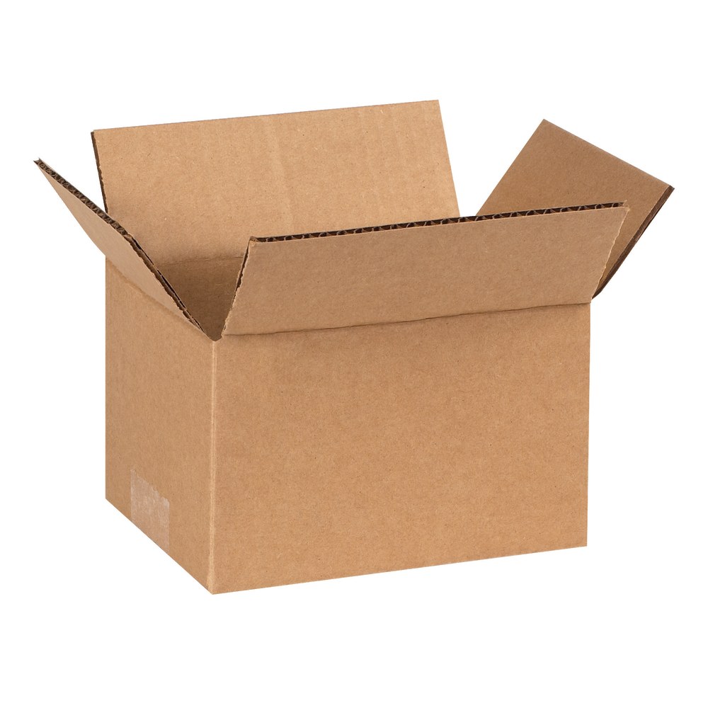 Partners Brand Corrugated Boxes, 7inL x 5inW x 4inH, Kraft, Pack Of 25 MPN:754