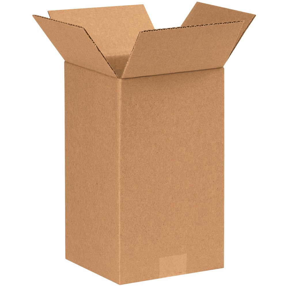 Partners Brand Tall Corrugated Boxes, 7in x 7in x 12in, Kraft, Pack Of 25 MPN:7712