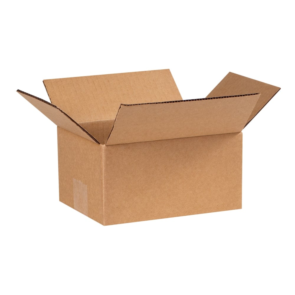 Partners Brand Corrugated Boxes, 8in x 6in x 4in, Kraft, Pack Of 25 MPN:864