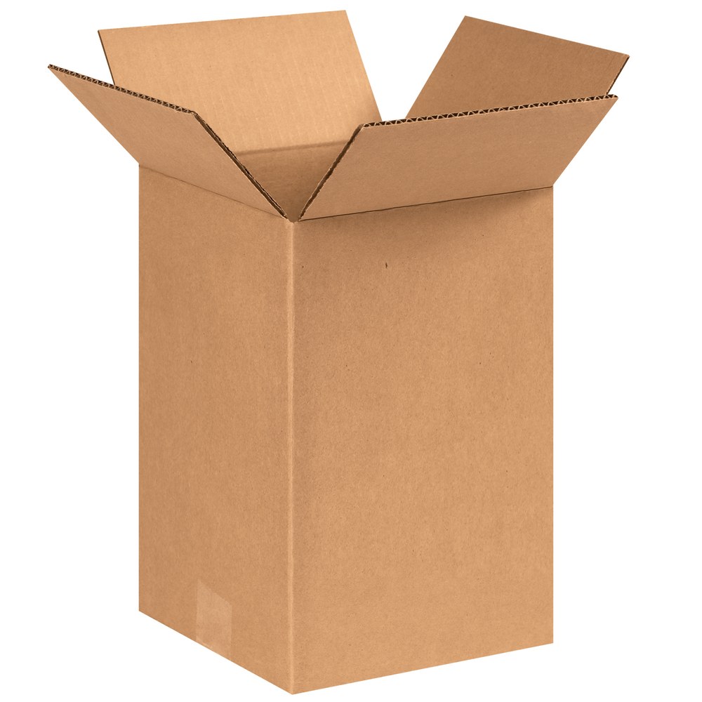 Partners Brand Corrugated Boxes, 8in x 8in x 12in, Kraft, Pack Of 25 MPN:8812