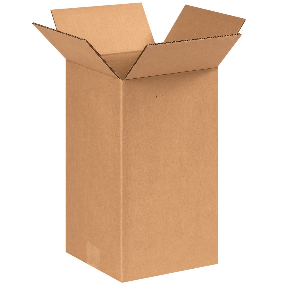 Partners Brand Tall Corrugated Boxes, 8in x 8in x 14in, Kraft, Pack Of 25 MPN:8814
