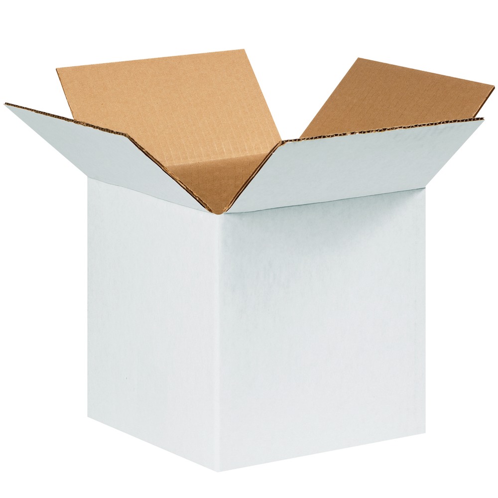 Partners Brand White Corrugated Boxes, 8in x 8in x 8in, Pack Of 25 MPN:888W