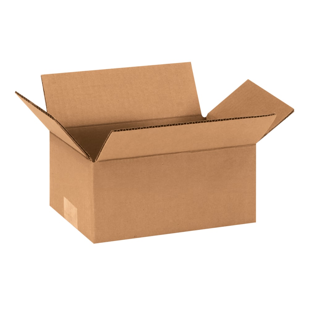 Partners Brand Corrugated Boxes, 9in x 6in x 4in, Kraft, Pack Of 25 MPN:964