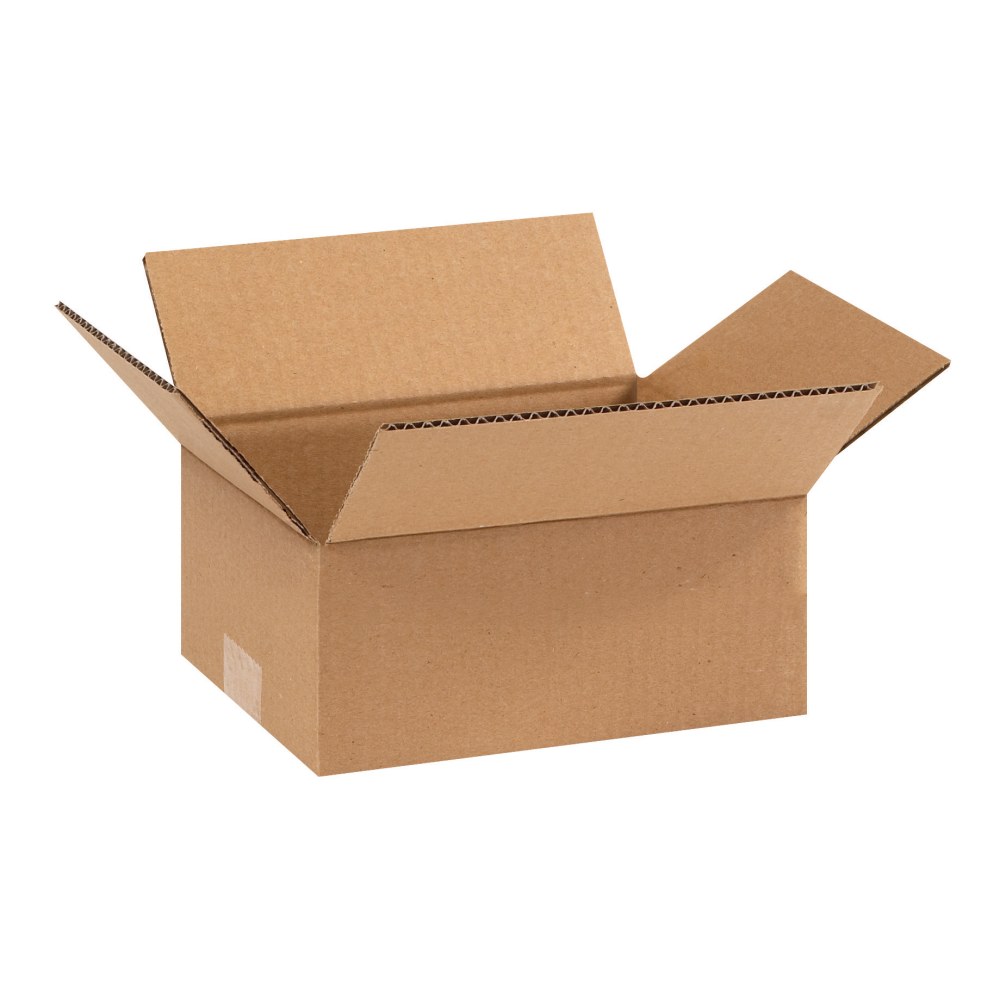Partners Brand Corrugated Boxes, 9in x 7in x 4in, Kraft, Pack Of 25 MPN:974