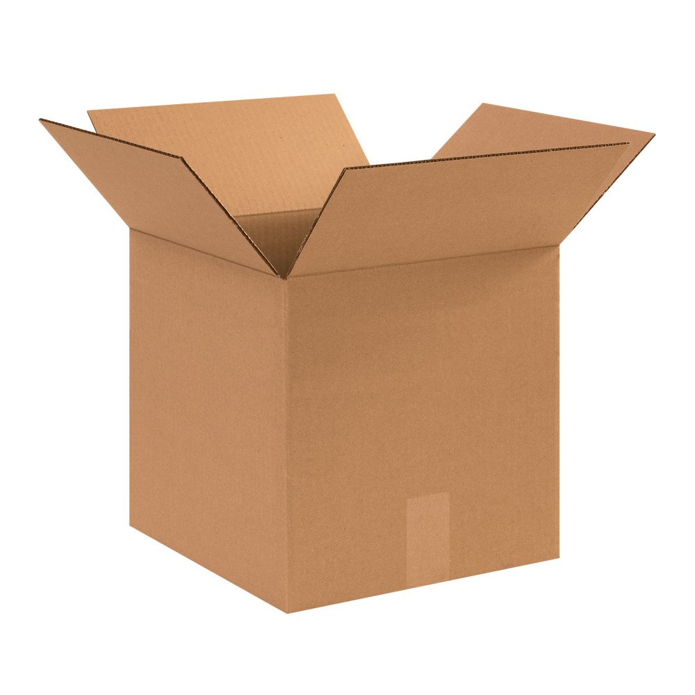 Partners Brand Heavy-Duty Single Wall Boxes, 12in x 12in x 12in, Kraft, Pack Of 25 MPN:HD1212