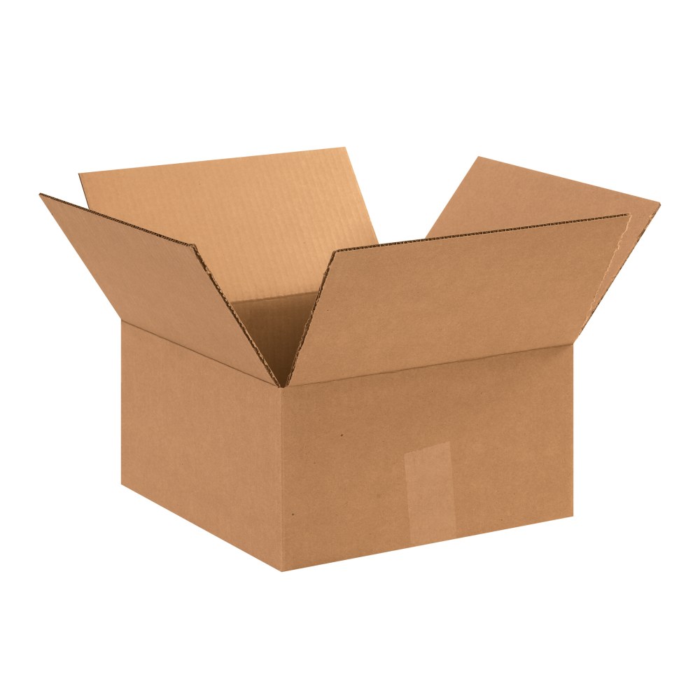Partners Brand Heavy-Duty Single Wall Boxes, 12in x 12in x 6in, Kraft, Pack Of 25 MPN:HD12126
