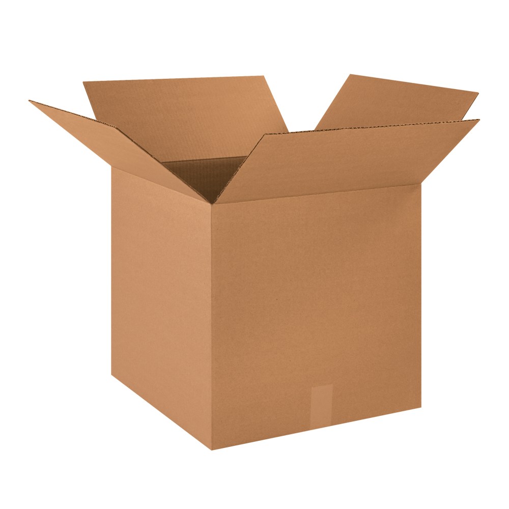 Partners Brand Heavy-Duty Single Wall Boxes, 18in x 18in x 18in, Kraft, Pack Of 20 MPN:HD1818