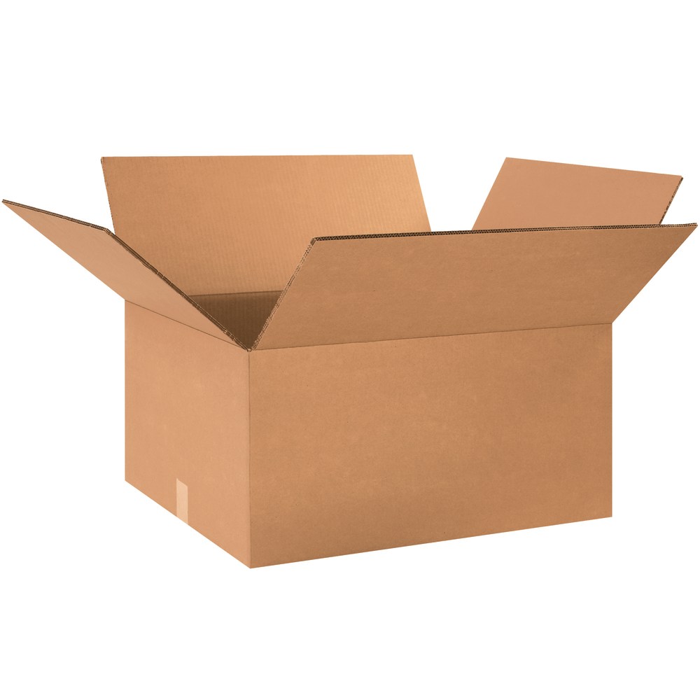 Partners Brand Double-Wall Heavy-Duty Corrugated Cartons, 24in x 16in x 8in, Kraft, Box Of 15 MPN:HD24168DW