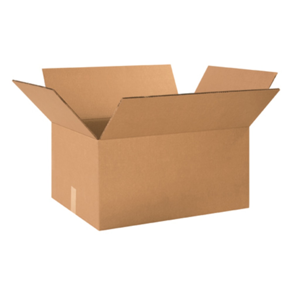 Partners Brand Double Wall Boxes, 24in x 18in x 12in, Kraft, Bundle of 10 MPN:HD241812DW