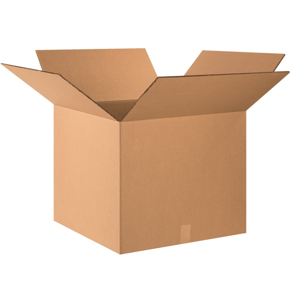 Partners Brand Double-Wall Heavy-Duty Corrugated Cartons, 24in x 24in x 20in, Kraft, Box Of 10 MPN:HD242420DW