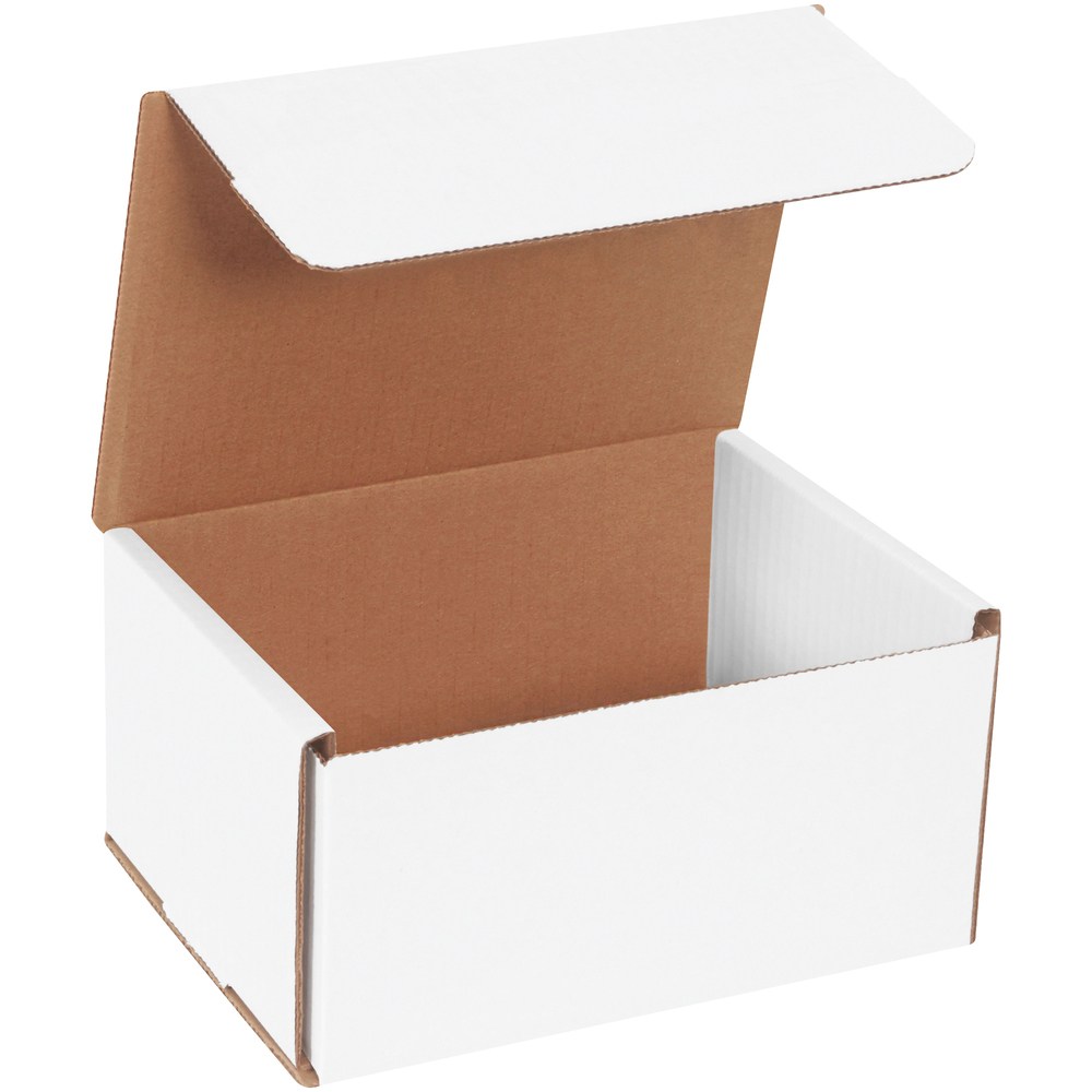 Partners Brand White Corrugated Mailers, 8in x 6in x 4in, Pack Of 50 MPN:M864