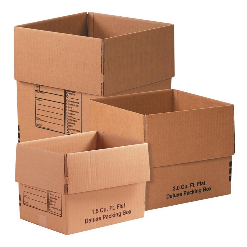 Partners Brand Corrugated Deluxe Moving Boxes, Combination Pack #1, Kraft, Pack Of 15 MPN:MBCOMBO1