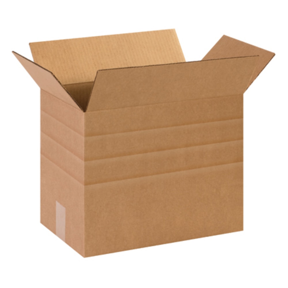Partners Brand Multi-Depth Corrugated Boxes 14 1/2in x 8 3/4in x 12in, Bundle of 25 MPN:MD14812