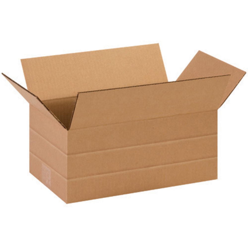 Partners Brand Multi-Depth Corrugated Boxes 14 1/2in x 8 3/4in x 6in, Bundle of 25 MPN:MD1486R