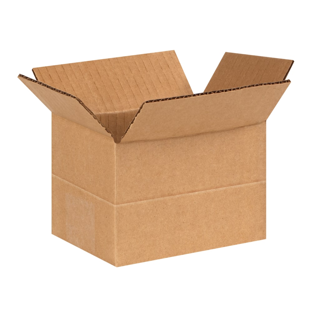 Partners Brand Multi-Depth Corrugated Cartons, 6in x 4in x 4-2in, Pack Of 25 MPN:MD644