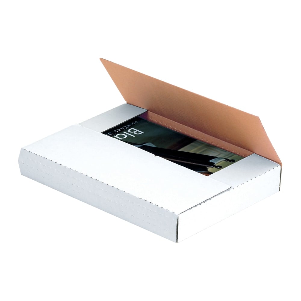 Partners Brand Multi-Depth Bookfold Mailers, 15in x 11 1/8in x 2in, White, Pack Of 50 MPN:MIBMROS