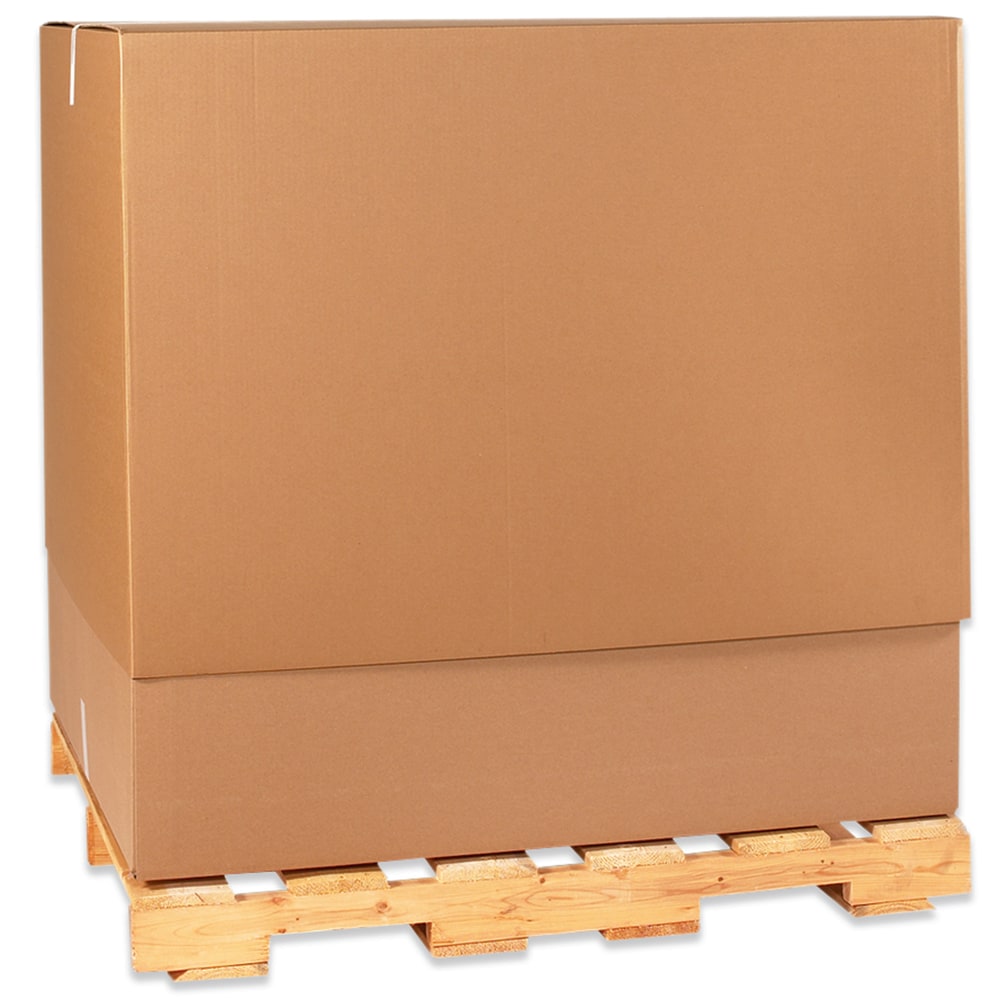 Partners Brand Telescoping Boxes, Top, 47 3/4in x 40in x 34in, Pack Of 5 MPN:TELETOP