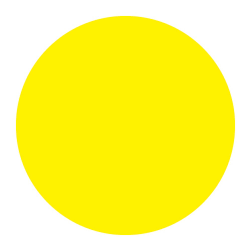 Tape Logic WriteOn Inventory Labels, DL630L, Rectangle, 3in x 2in, Fluorescent Bright Yellow, Roll Of 500 MPN:DL630L